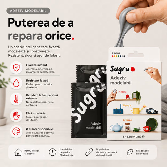Pastă Sugru pentru reparații, lipire și fixare