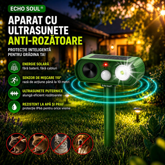 Aparat cu ultrasunete anti-rozatoare