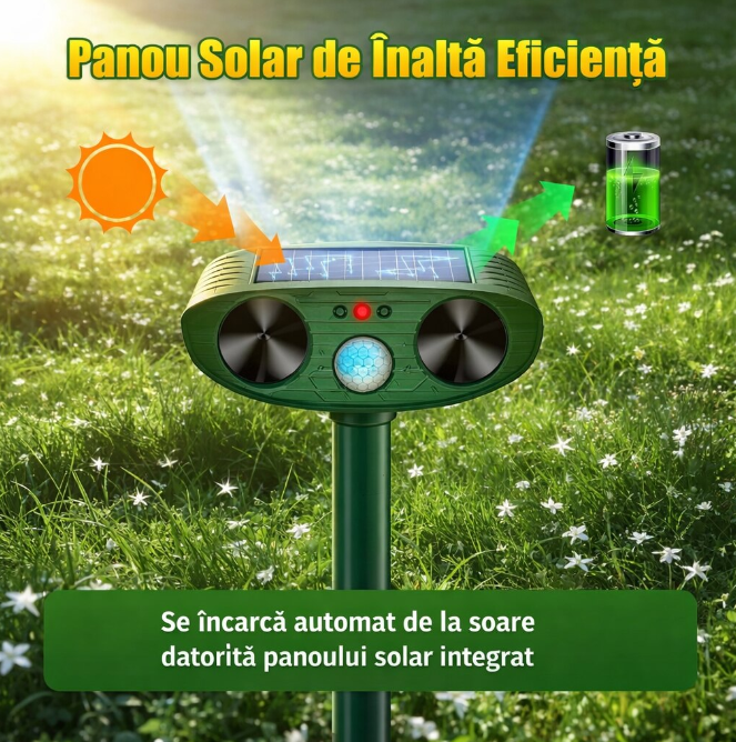 Aparat cu ultrasunete anti-rozatoare