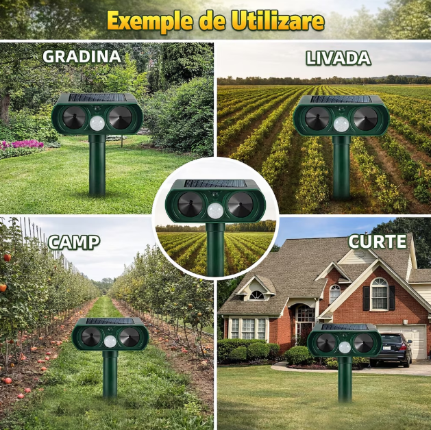 Aparat cu ultrasunete anti-rozatoare