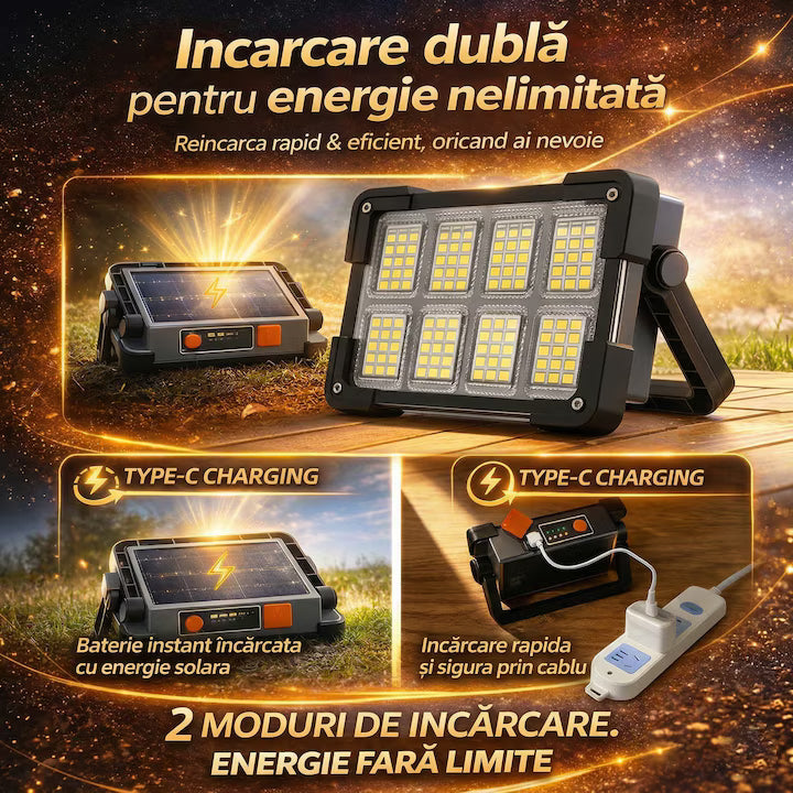 Lanterna cu incarcare solara