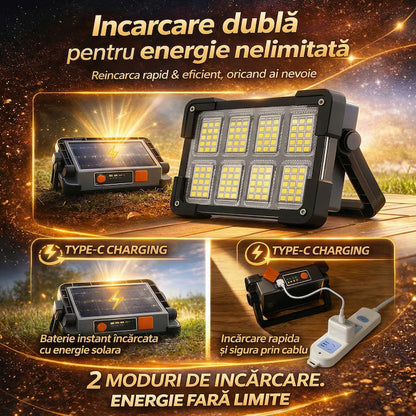 Lanterna cu incarcare solara