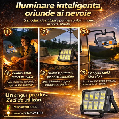 Lanterna cu incarcare solara